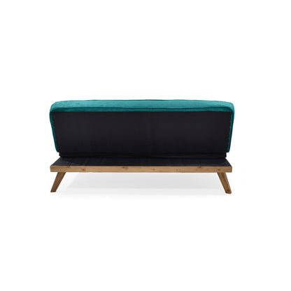 Sofa Cama Lucerna 3P Tela Turquesa