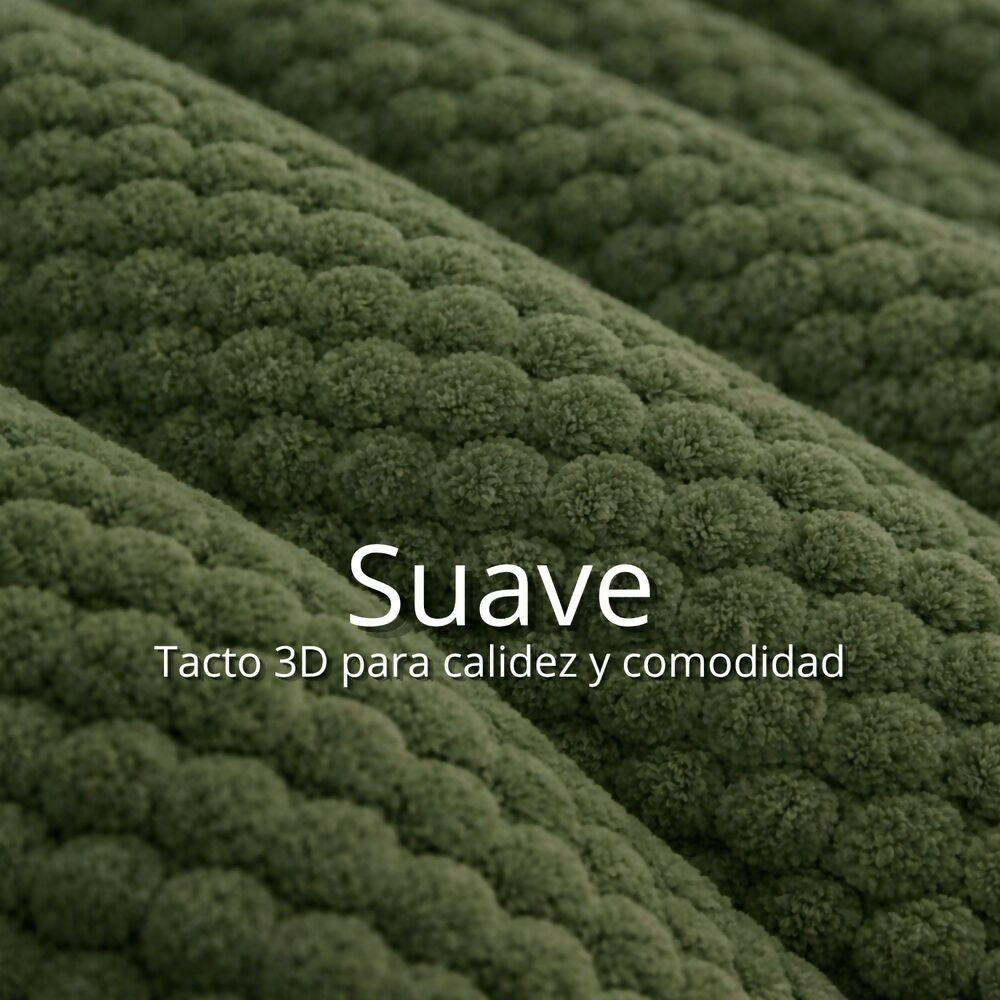 Cobija manta verde