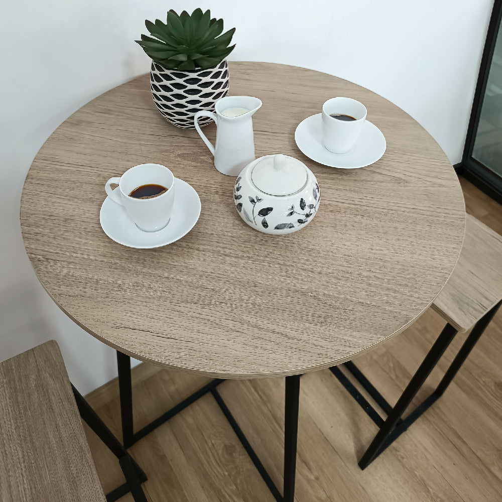 Combo Toledo madera Natural + Negro