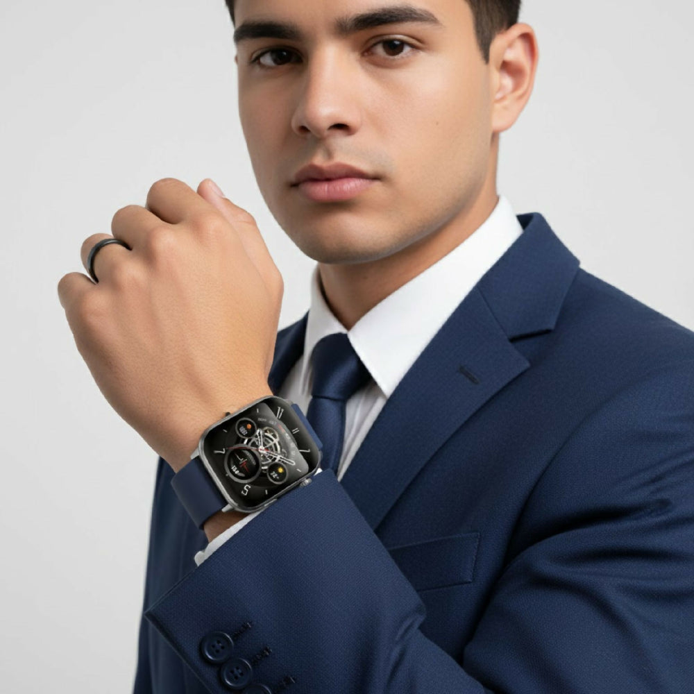 Smartwatch G-Tide S6 Pro Azul Reloj Inteligente Con Llamadas Bluetooth, Resistente Al Agua