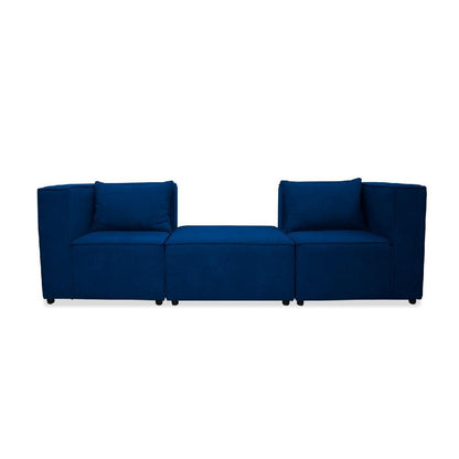 Sala Hofer Modular Azul Petroleo