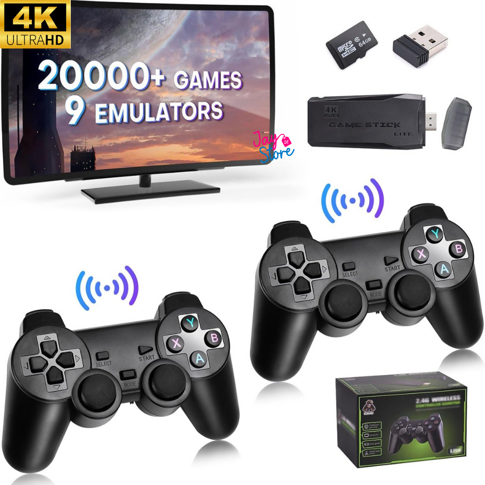 Consola Retro Inalámbrica 4k Más De 20.000 Videojuegos Clásicos