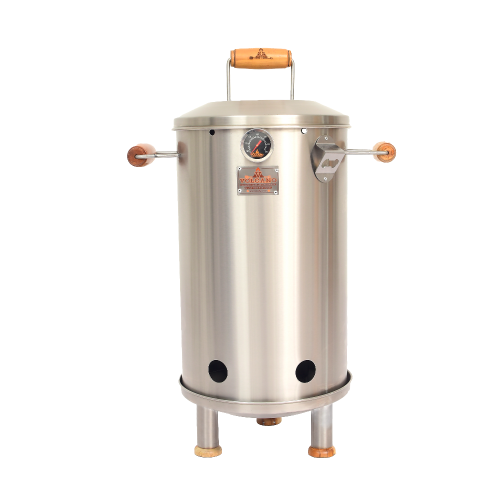 Asador Barril Mercury Pequeño Manijas Madera Teca