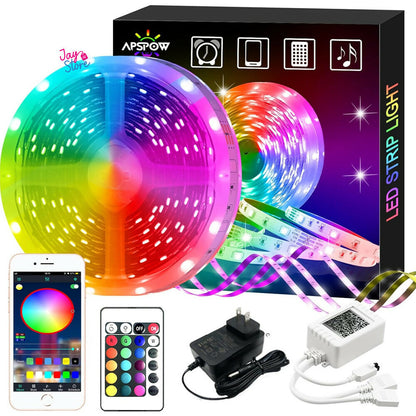 Cinta De Luz LED 5mts Bluetooth 5050 RGB + Control