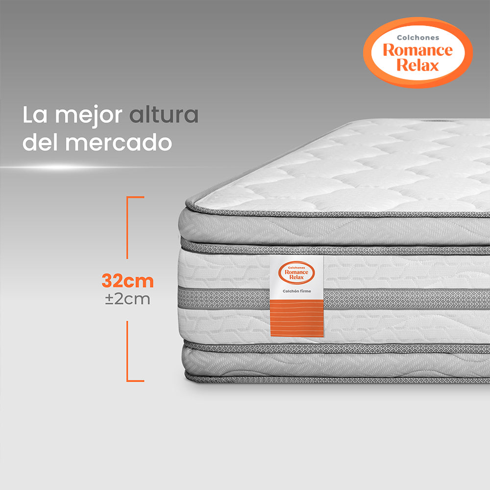 Colchón Rr Dinamic Pedic 160X190X32, Queen