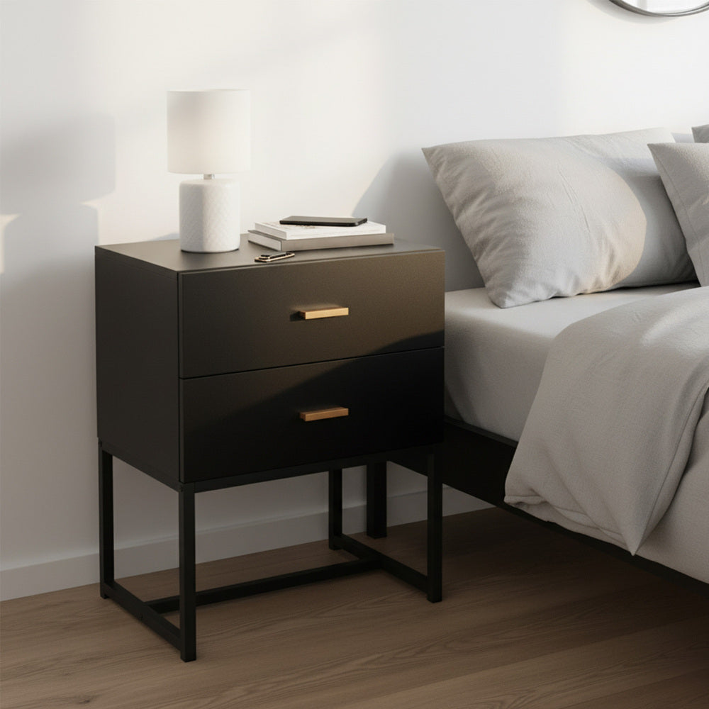 Mesa de Noche Block, Negro