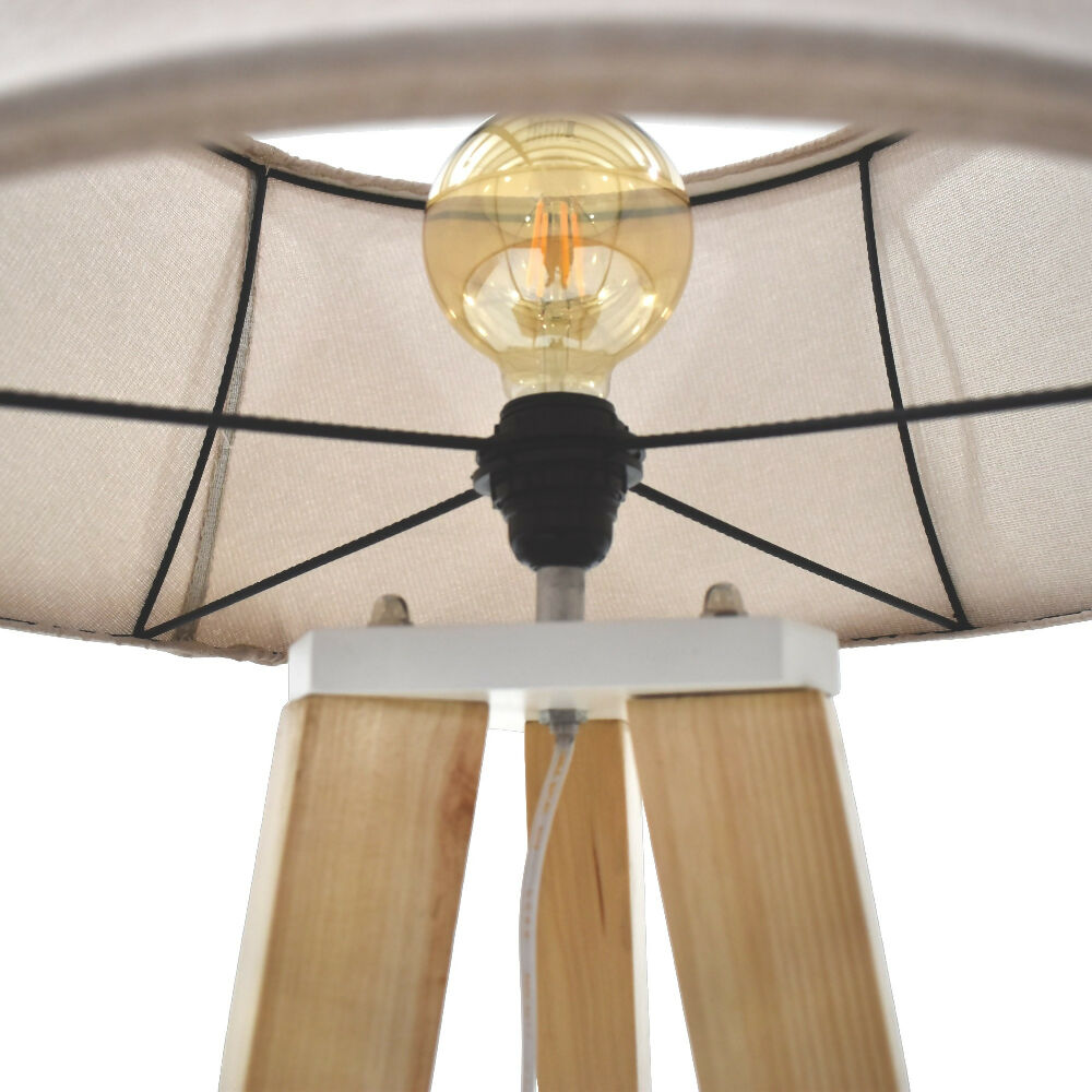 Lampara de Piso Reims 55x55x155 cm Natural Champagne