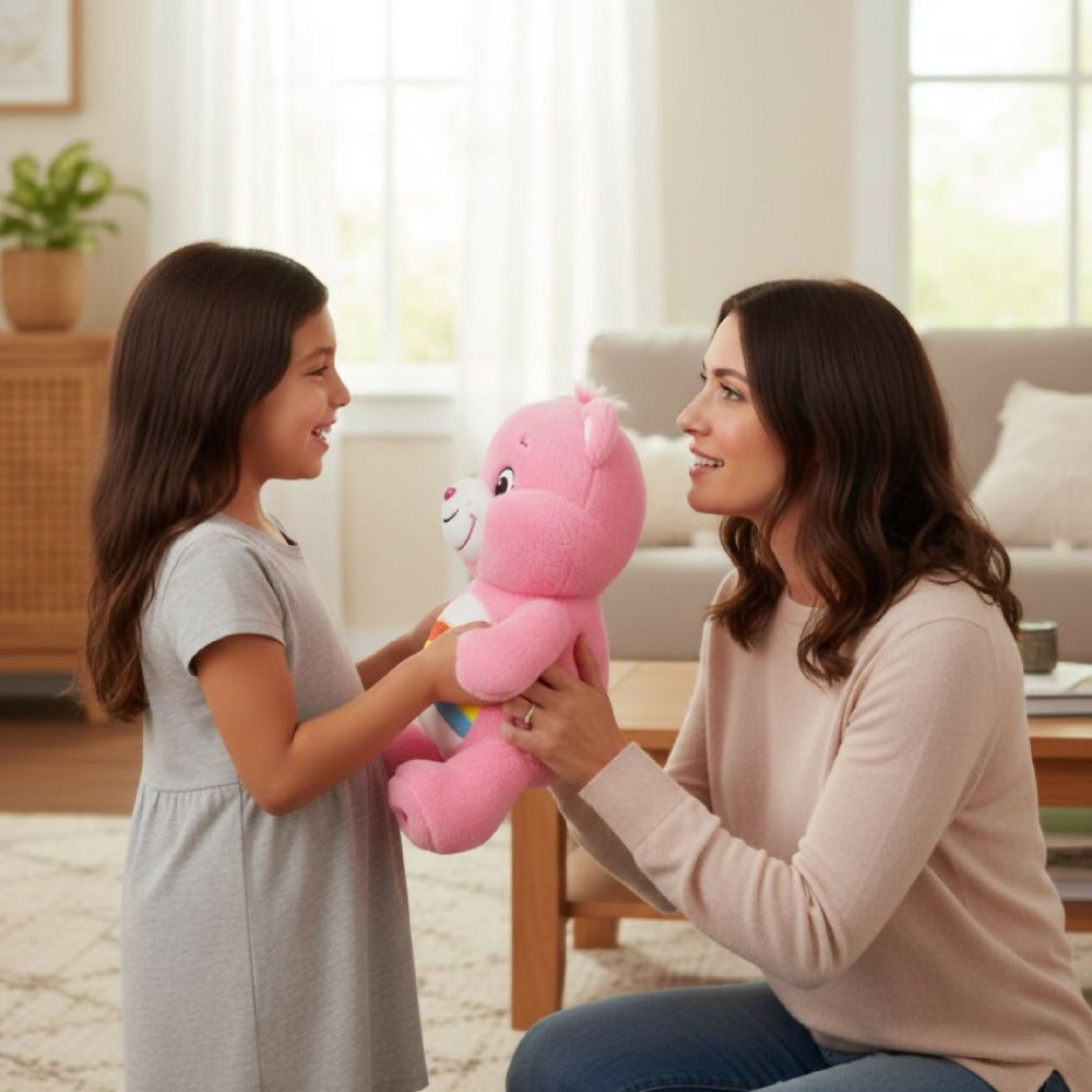 Peluche Manta Oso Alegrosita 50 Cm – Muñeco Suave Con Cobija Integrada Ideal Para Regalo Y Descanso