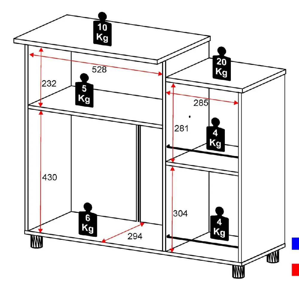 Multimueble para Horno Microondas