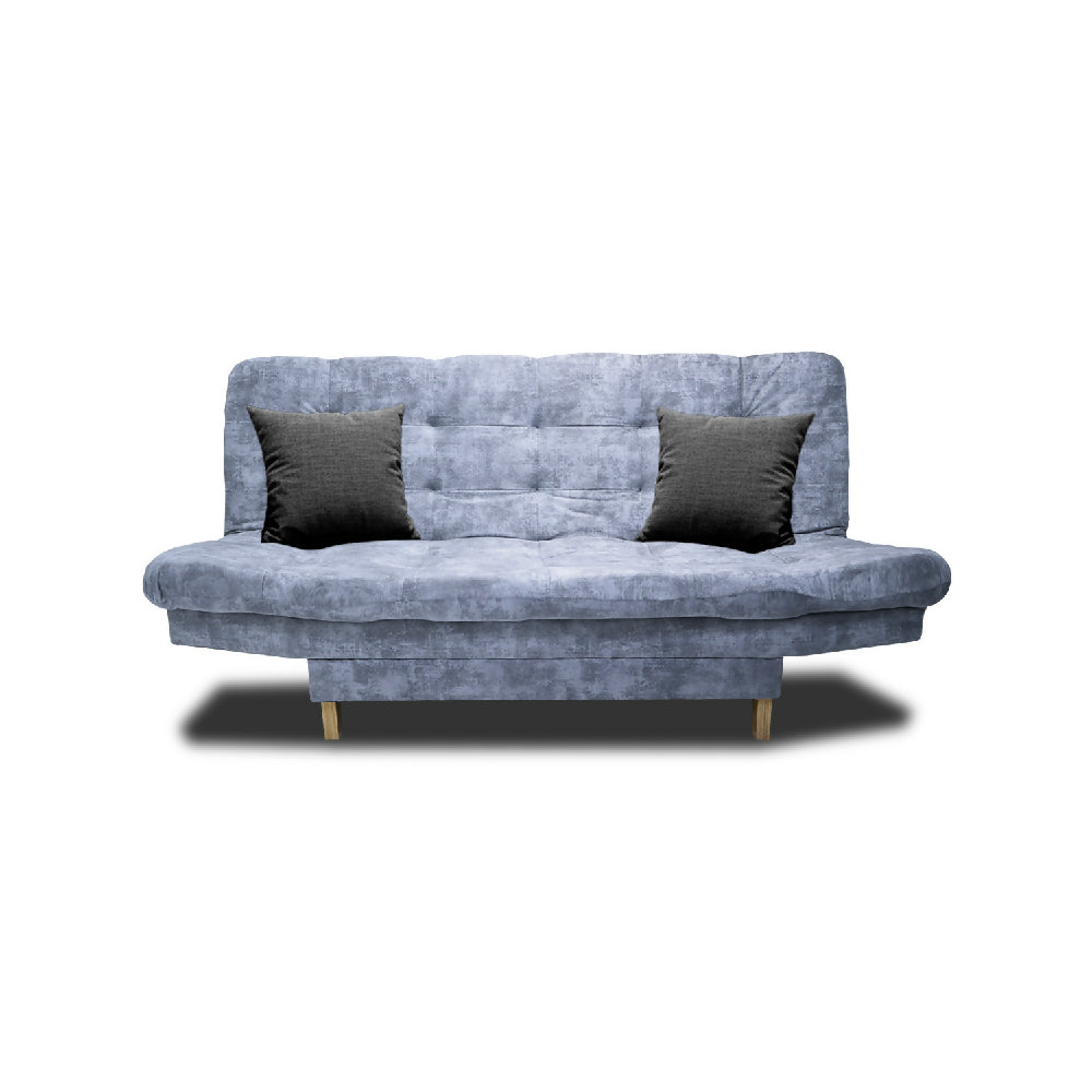 Sofá Cama Kuster Clic Clac 3 Posiciones Tela Amigable Con Mascotas 185X90X80 Hielo