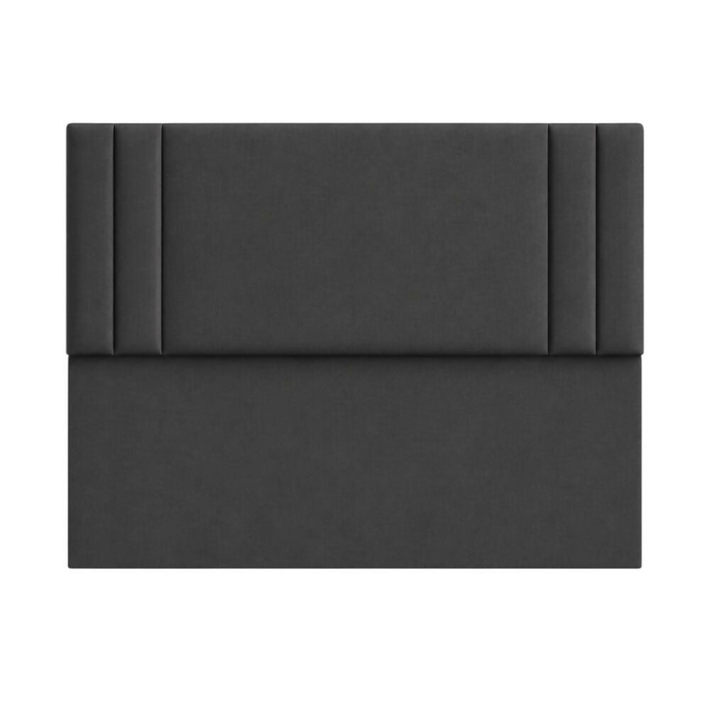 Cabecero Queen 160x60+55 Milán Dark Grey Tela
