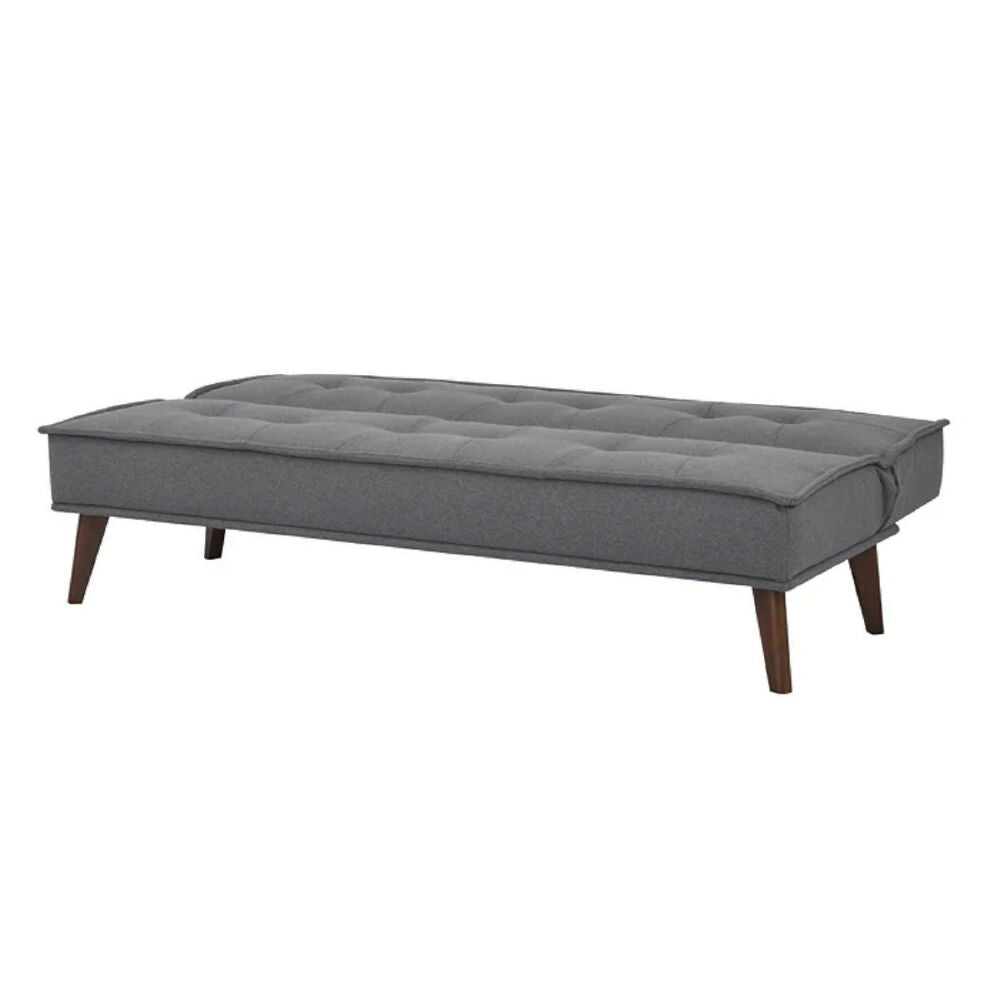 Sofa Cama Otto 3 Puestos Tela Gris