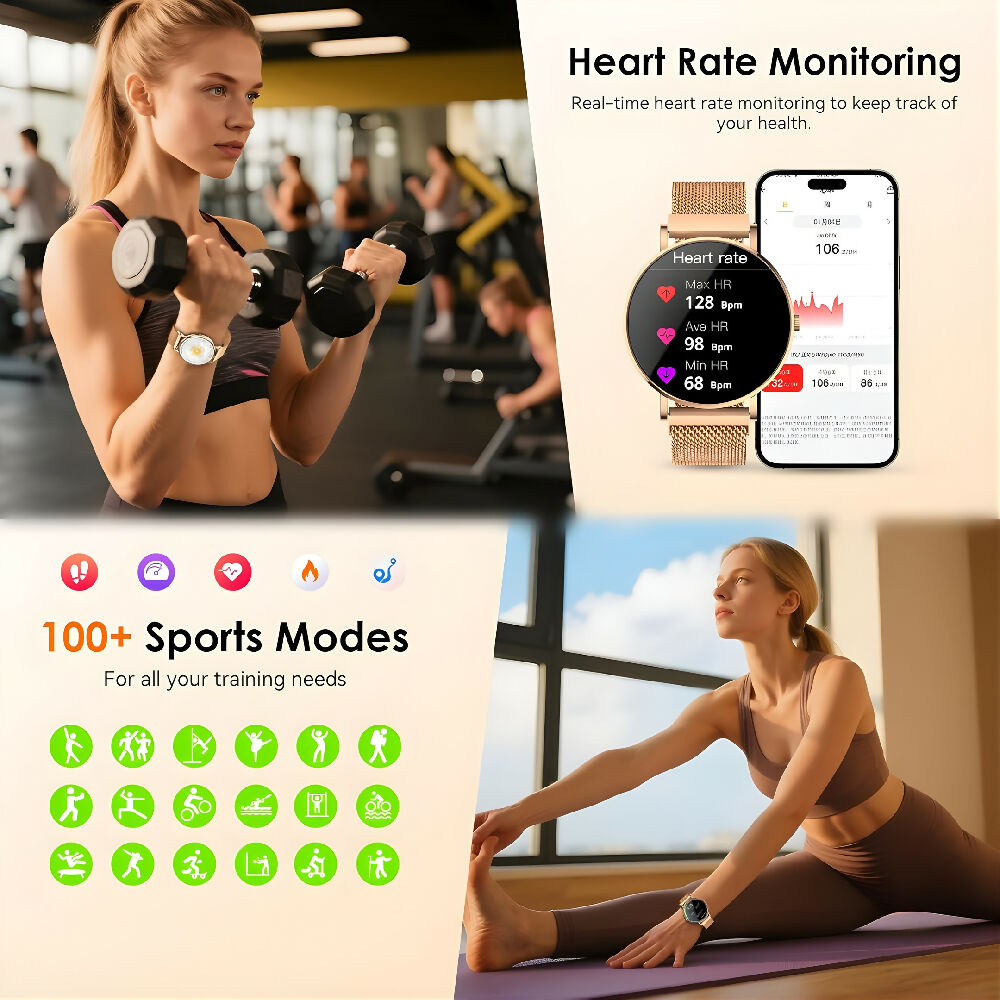 Smartwatch Mobulaa Stella Reloj Inteligente Elegante Con Llamadas Bluetooth, Monitor de Actividad Y Notificaciones