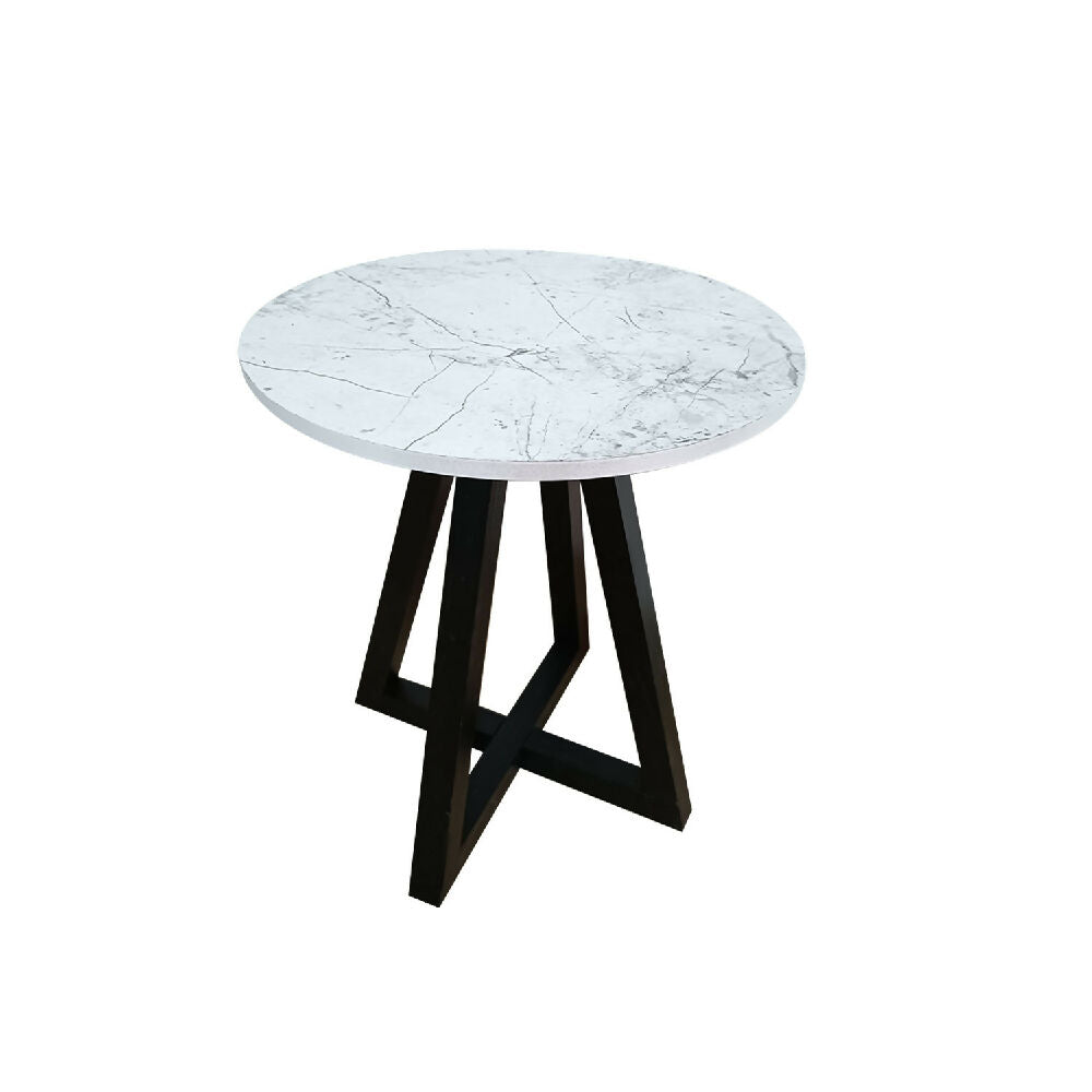 Mesa Auxiliar Monaco, Blanco+ Negro