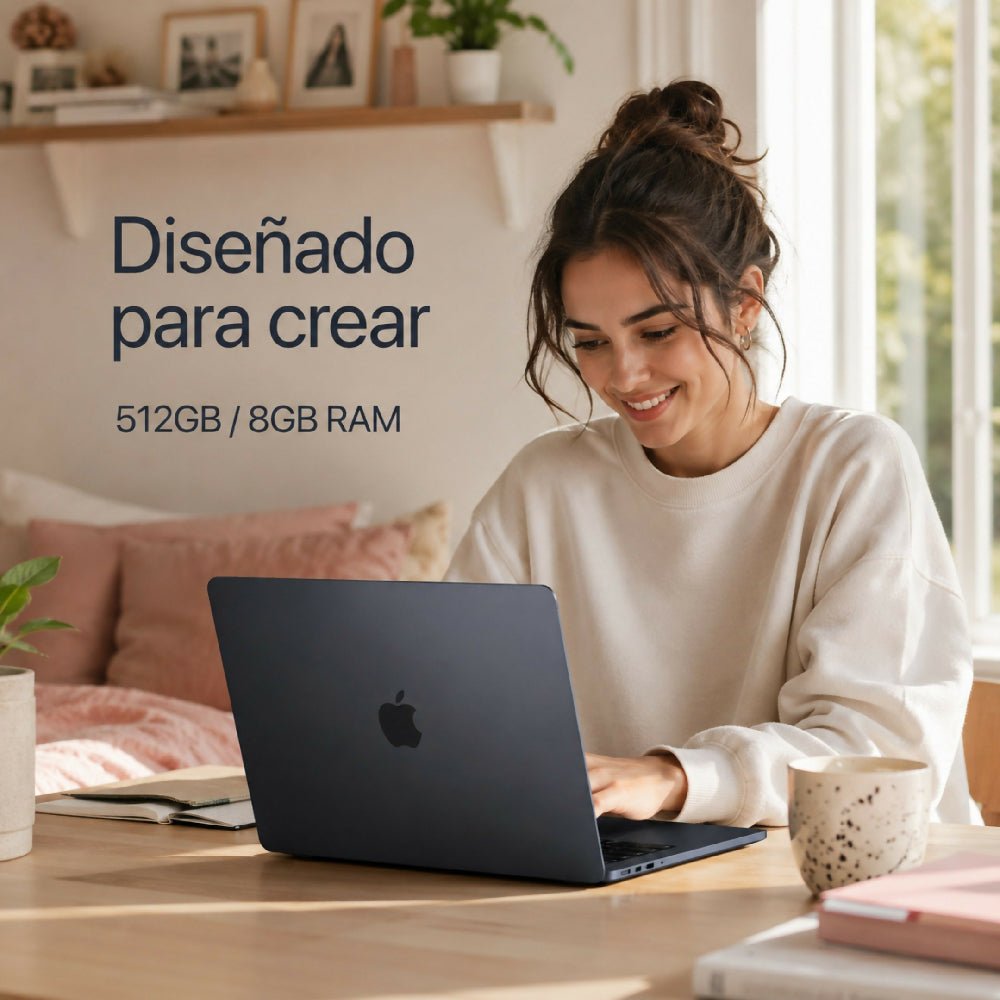 Macbook Neo 13 Pulgadas 512GB/8GB Ram Laptop Apple De Gran Almacenamiento Negro