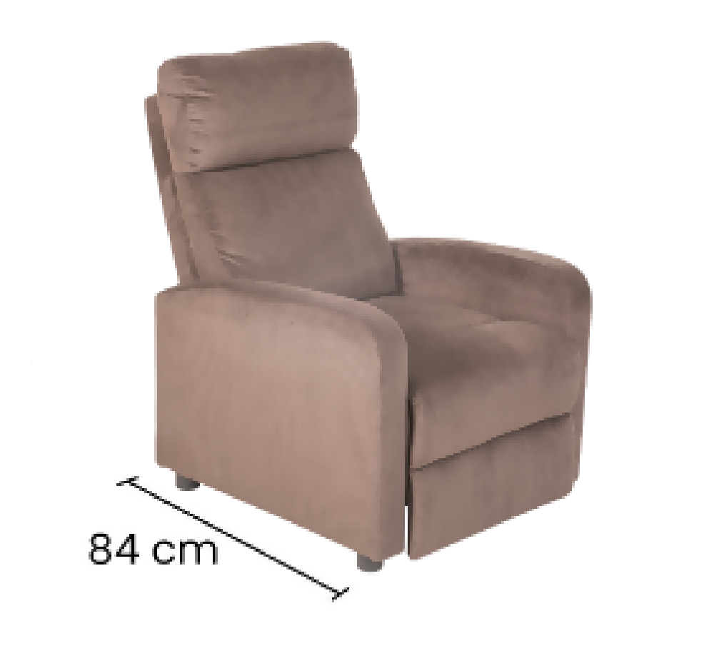 Silla Reclinable cafe Junko Microfibra