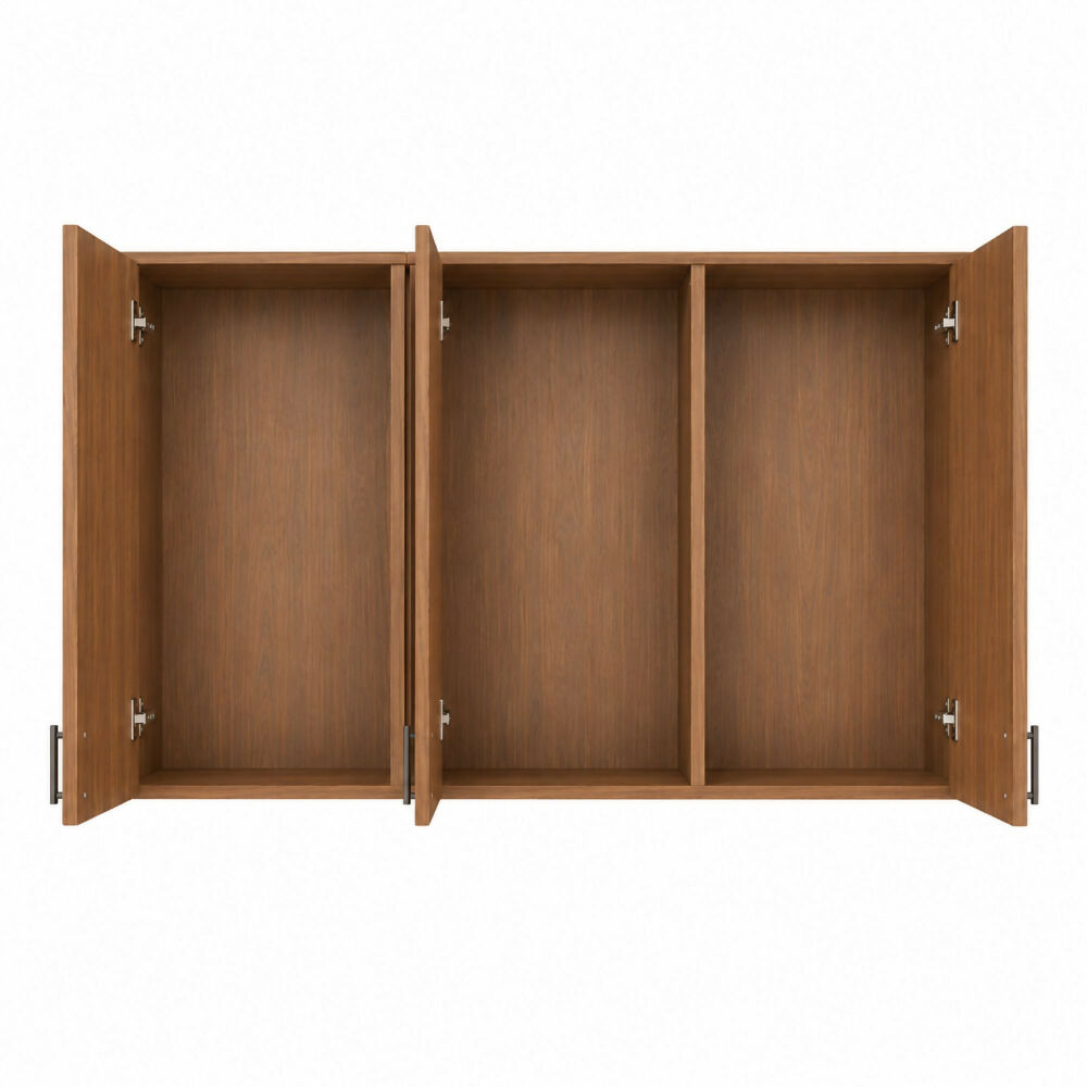Cocina 120 cm Dominica 5 Puertas 2 Cajones - Natural/Blanco Apagado