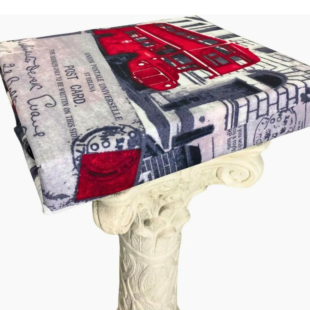 Juego de Sábanas Cama Doble 300 Hilos 100% Algodón Londres Vintage Suaves