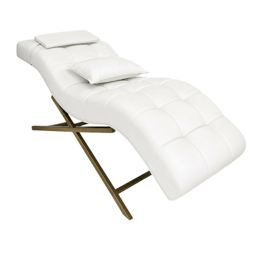 Camilla Para Lashista 160x60x70 Blanco