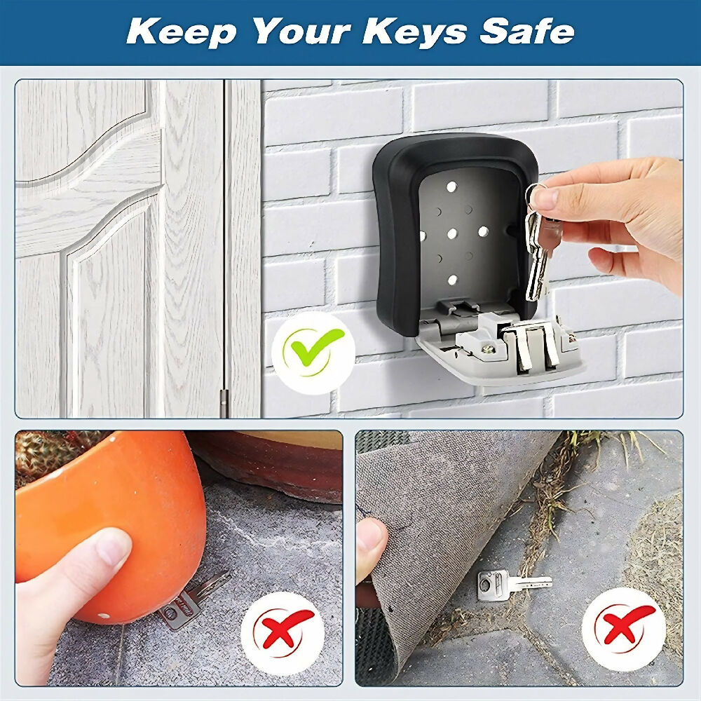 Caja De Seguridad Para Llaves Con Combinación De 4 Dígitos G2S