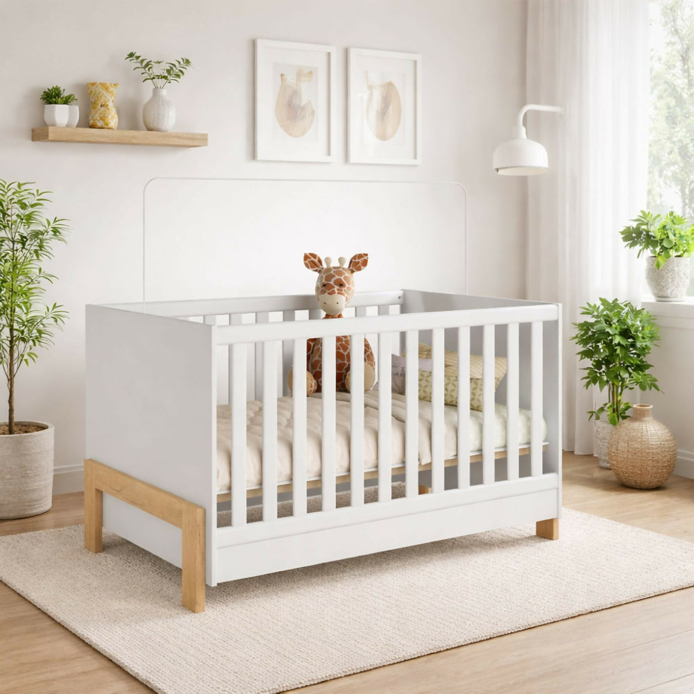 Cuna convertible Fantasía - Blanco/Almendra