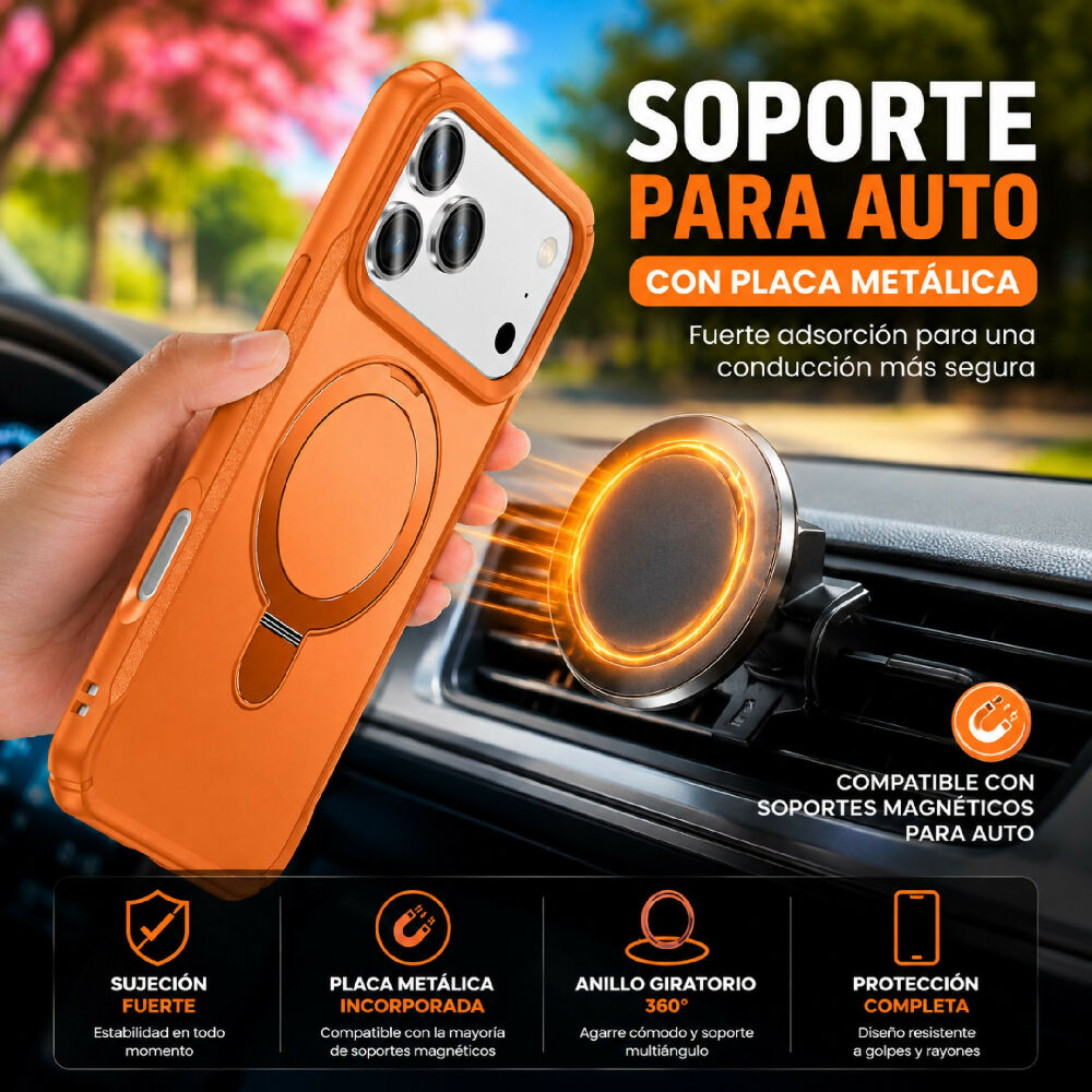 Forro Premium Para iPhone MagSafe Carcasa De Máxima Protección Iphone 17 Pro Max