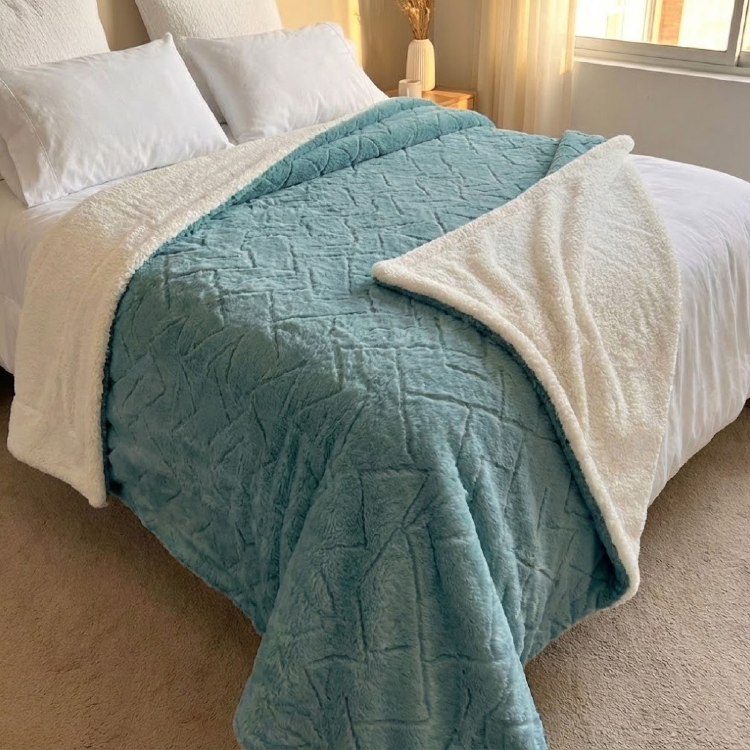Cobija Mellow Home – Verde Menta