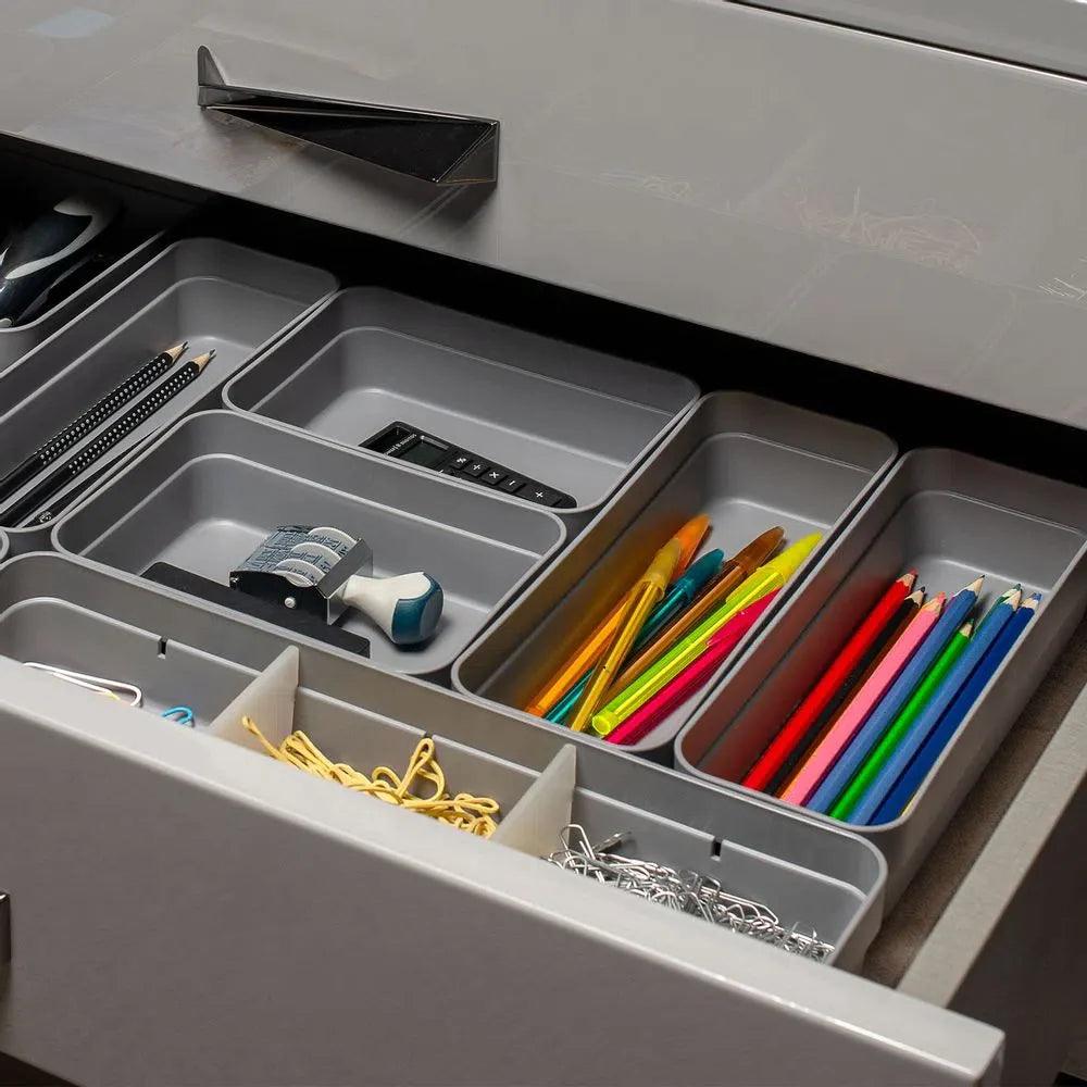 Organizador de cajón logic color plomo