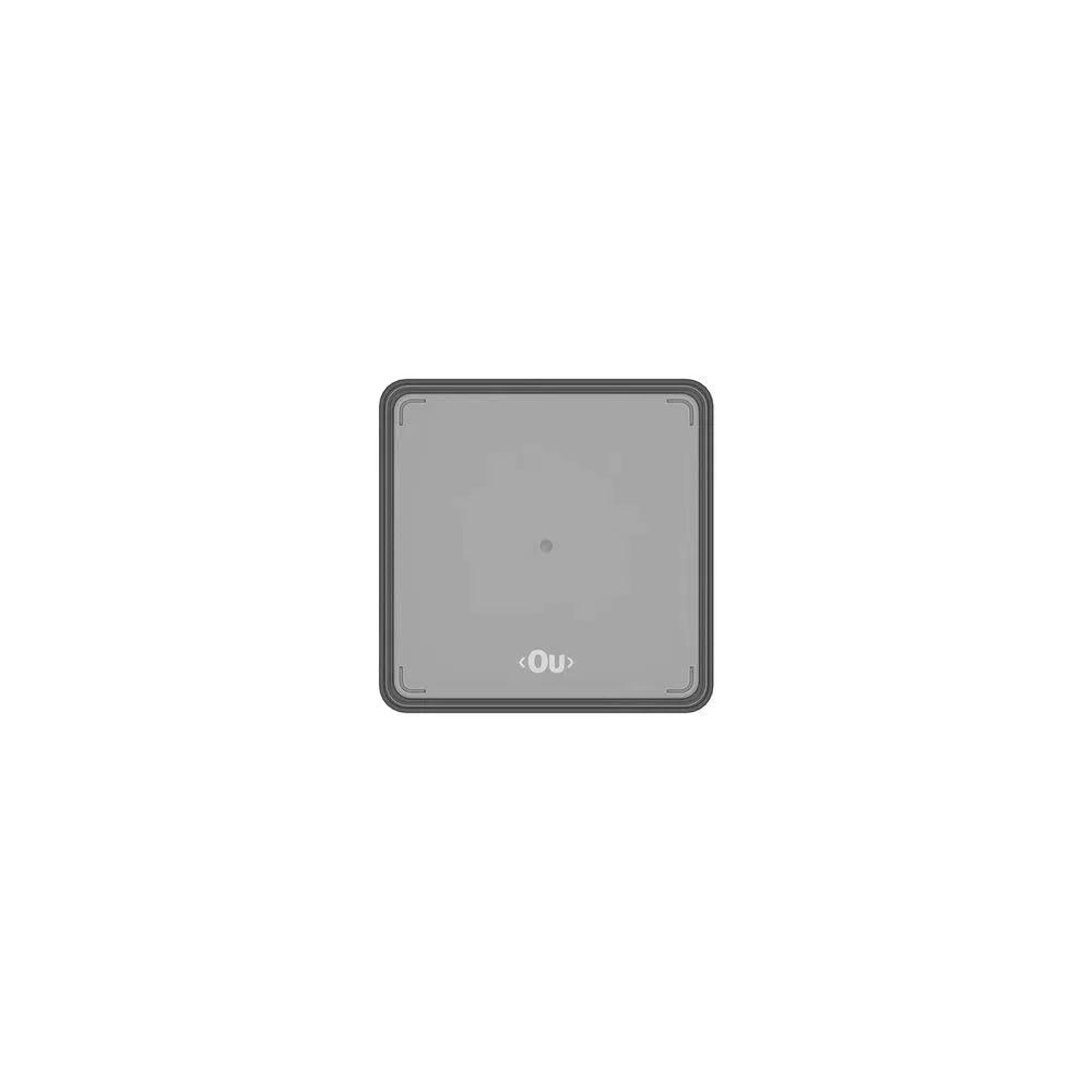 Organizador de cajón clear de 15 x 56 x 15 cm color humo