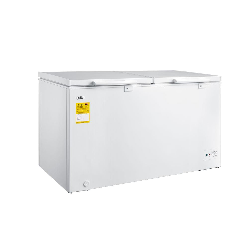 Congelador Horizontal Kalley 418 Litros K Ch418L, Color Blanco
