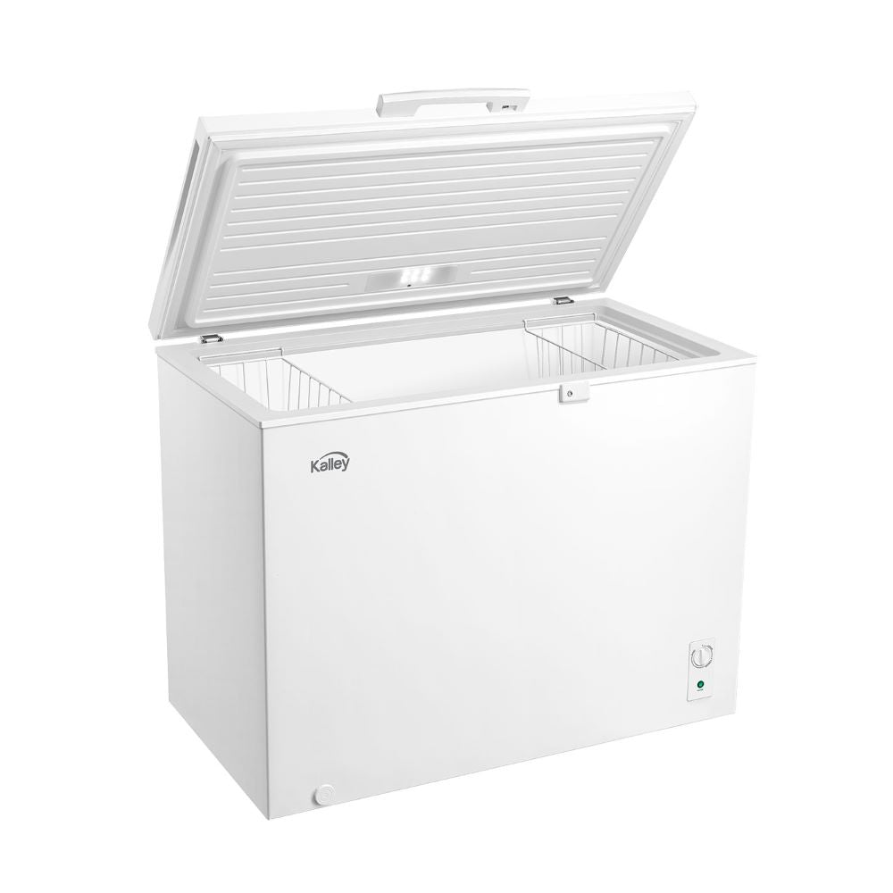 Congelador Horizontal Kalley Dual 293 Litros K-Ch293L, Color Blanco