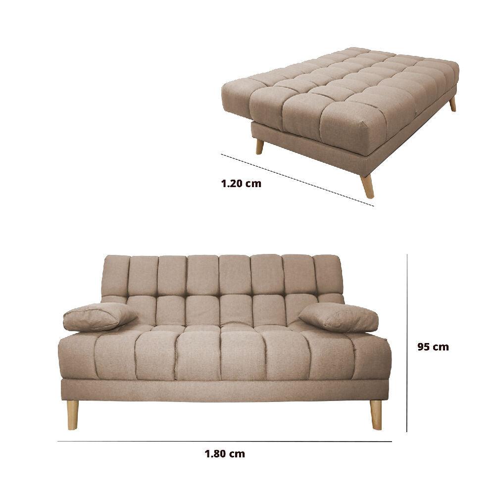 Sofacama Baumann 5 Pocisiones Camel