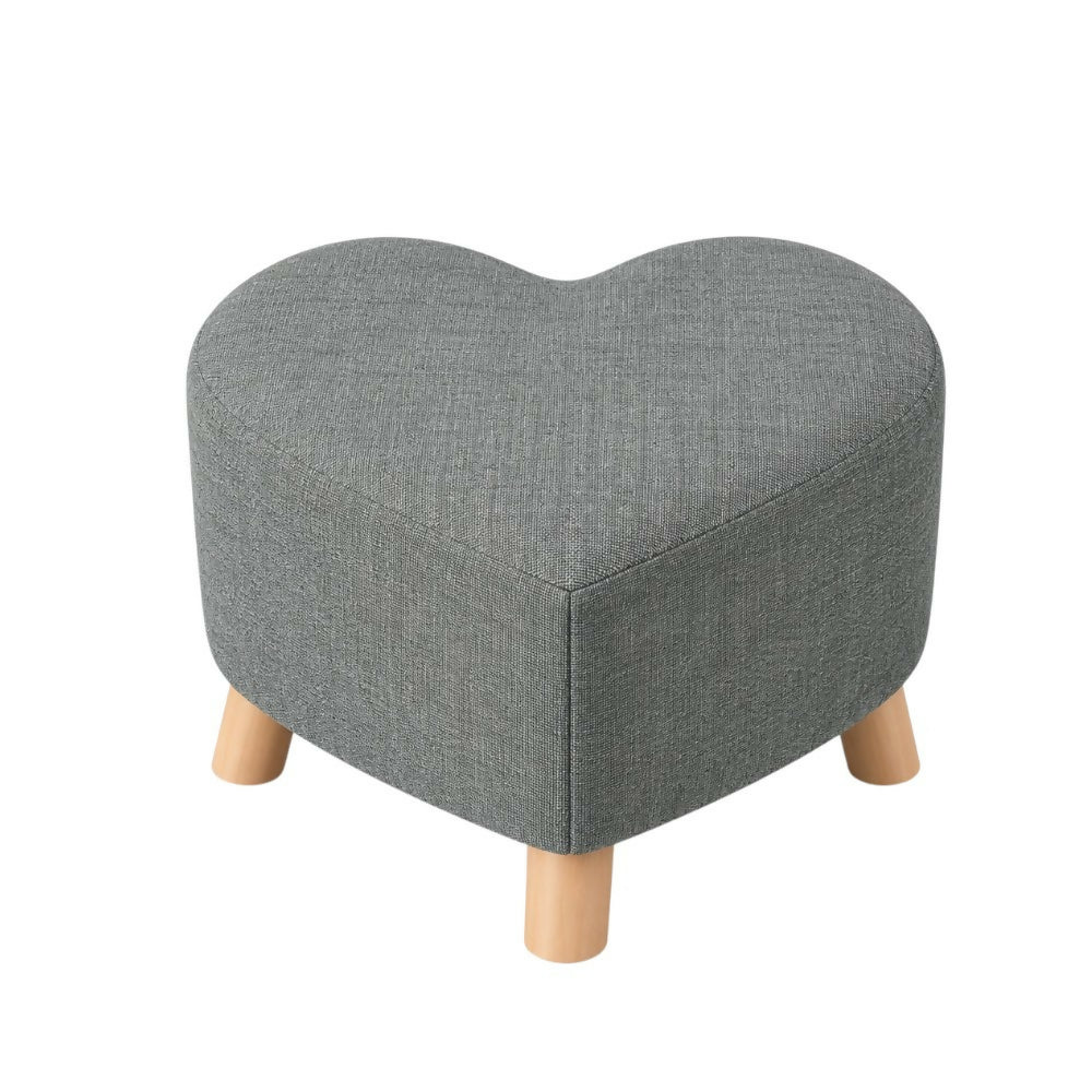Puff Posa Pie Cora 30x30 Gris