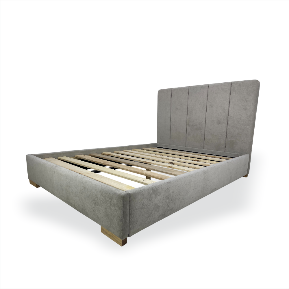 Cama Tapizada Formosa Piano en madera
