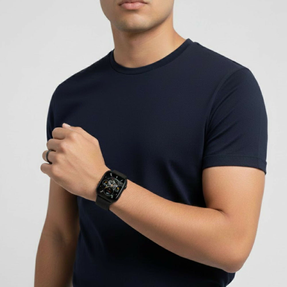 Smartwatch G-Tide S6 Pro Negro Reloj Inteligente Con Llamadas Bluetooth, Resistente Al Agua