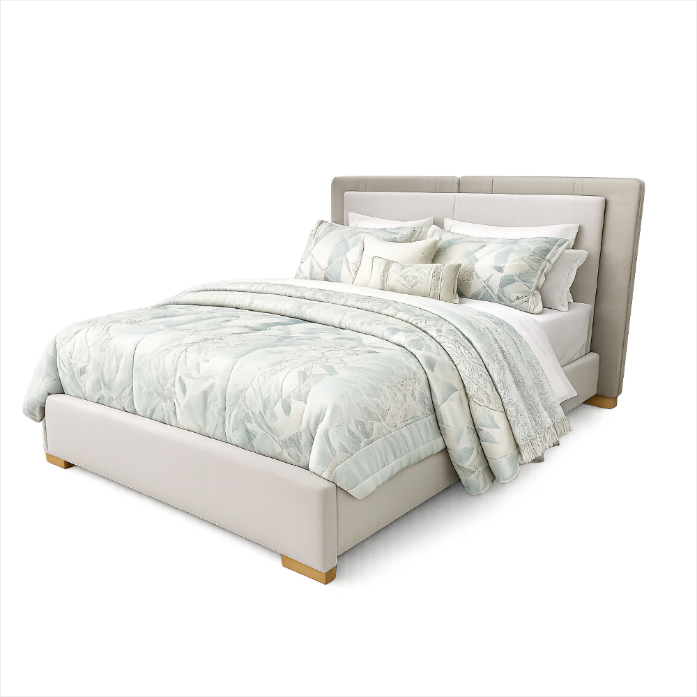 Cama Tapizada Loft elaborada en madera