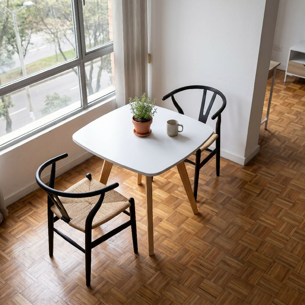 Comedor Nórdico Cuadrado 50