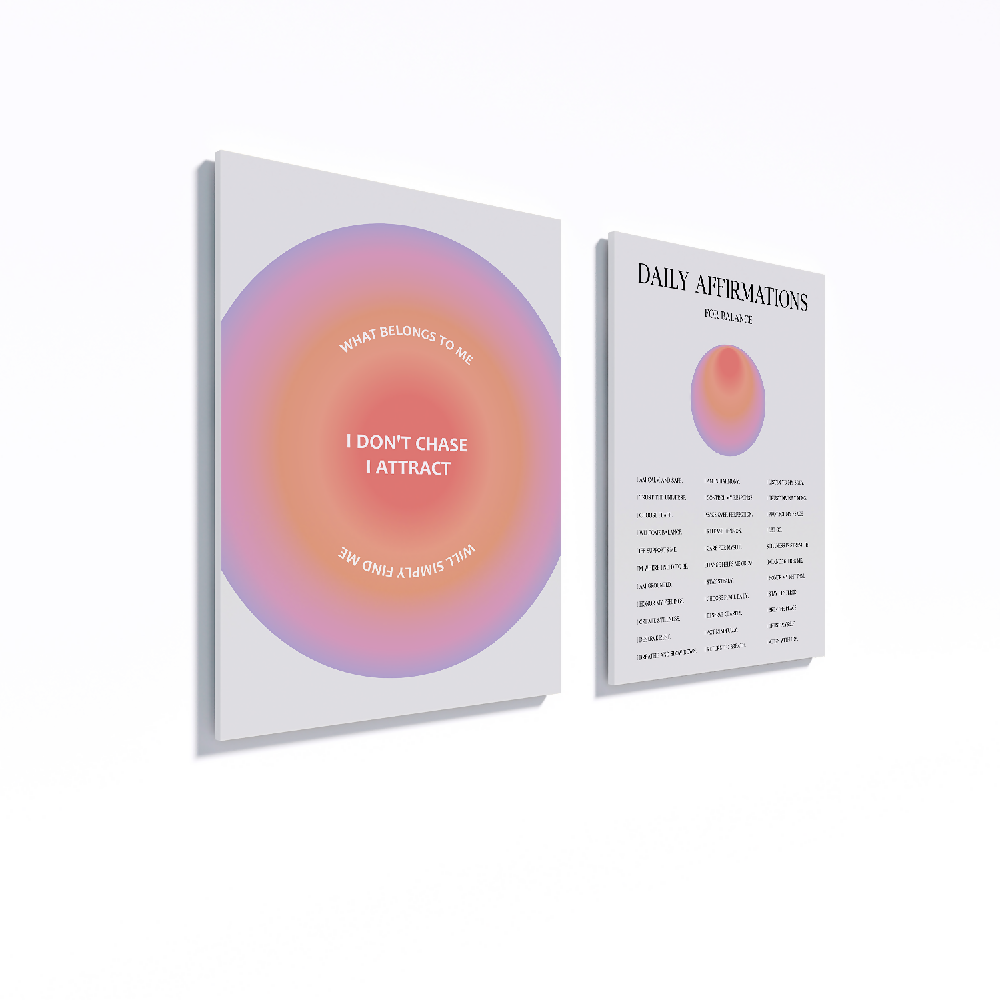 Cuadros Decorativos Diptico I Attract Daily 30x40
