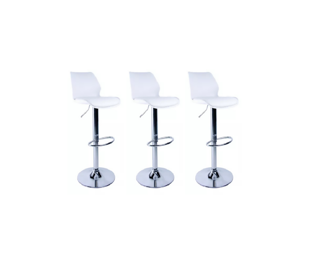 Silla Bar Bali Blanca X 3 Unidades