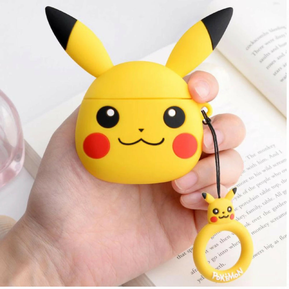 Forro Para Audifonos Series 4 Antigolpes con Diseño Pikachu