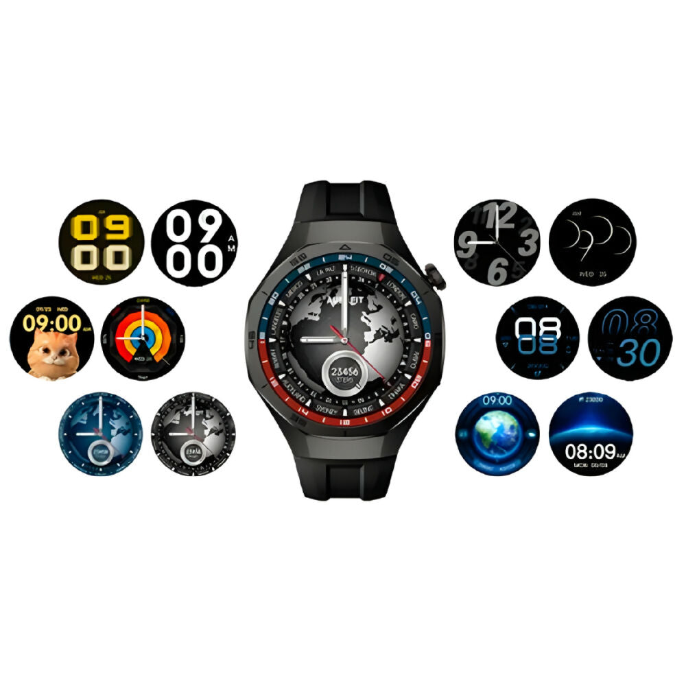 Smartwatch Aurafit-GT Reloj Inteligente Deportivo Con Llamadas Bluetooth, Monitor Fitness Y Notificaciones