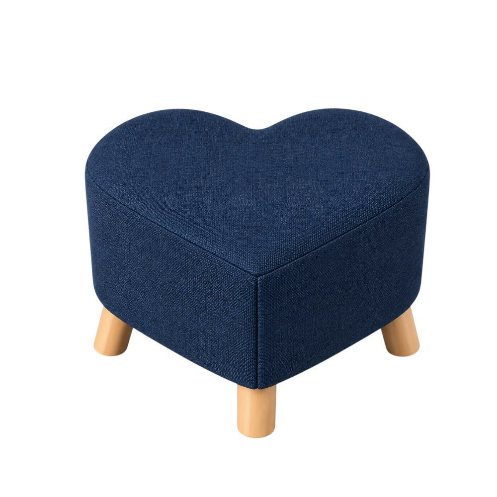 Puff Posa Pie Cora 30x30 Azul Oscuro