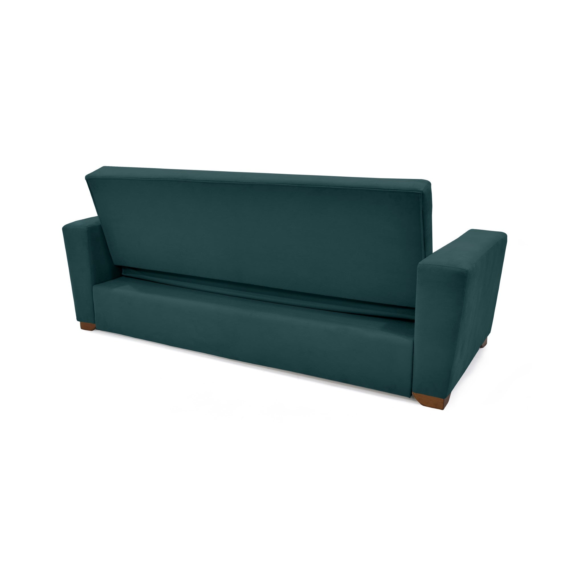 Sofa Cama Vancouver 3 Puestos Tela Petroleo
