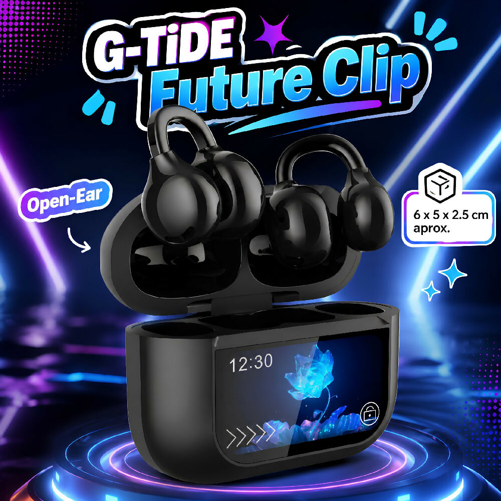 Audífonos Inalámbricos G-TiDE Future Clip Open-Ear Con Estuche De Carga