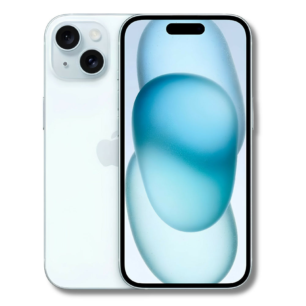 Celular Apple IPhone 15 128gb + Obsequio Vidrio Templado Y Forro Protector Celeste