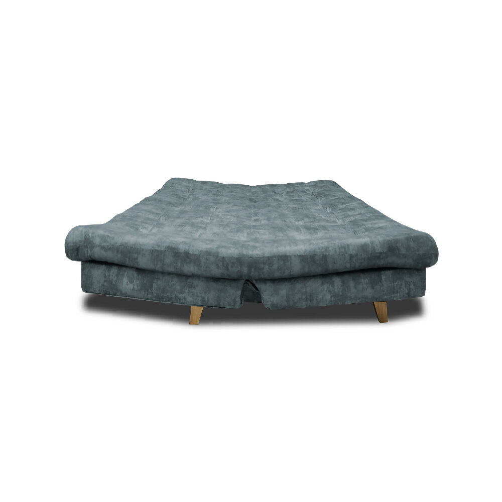 Sofá Cama Kuster Clic Clac 3 Posiciones Tela Amigable Con Mascotas 185X90X80 Acero