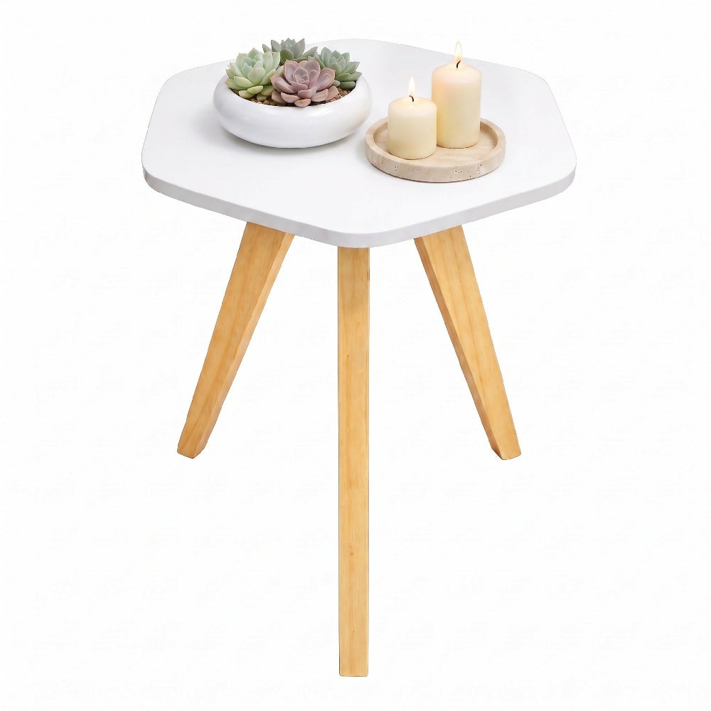 Mesa Auxiliar Nórdica Hexagonal Grande