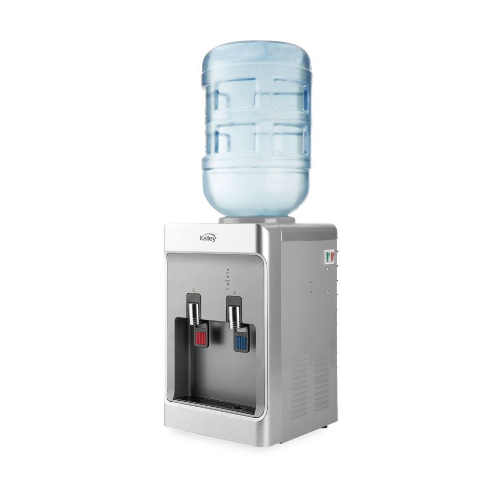 Dispensador De Agua Kalley De Mesa Para Botellón K-Dam, Color Gris