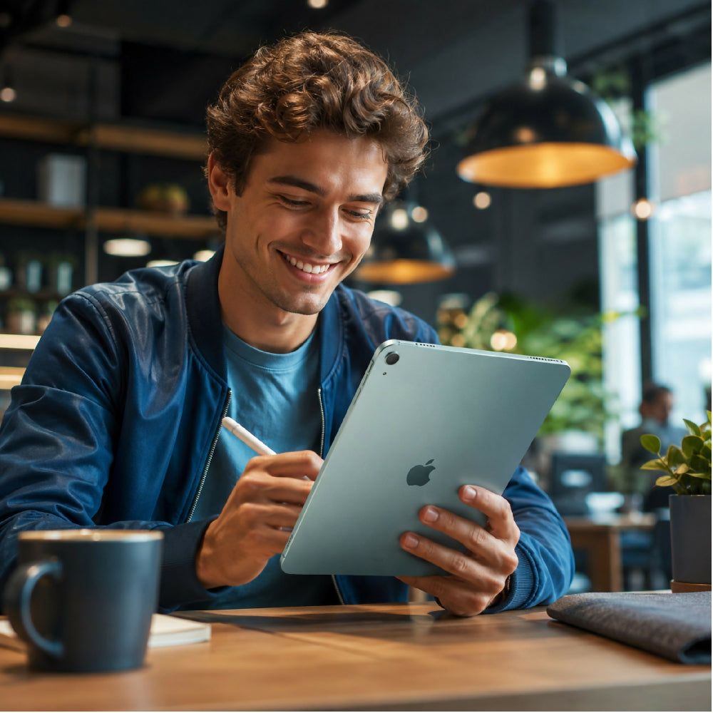 Tablet Apple Ipad Air M4 De 11 Pulgadas 128gb Wifi Con Potencia Extrema Diseño Ultrafino Celeste