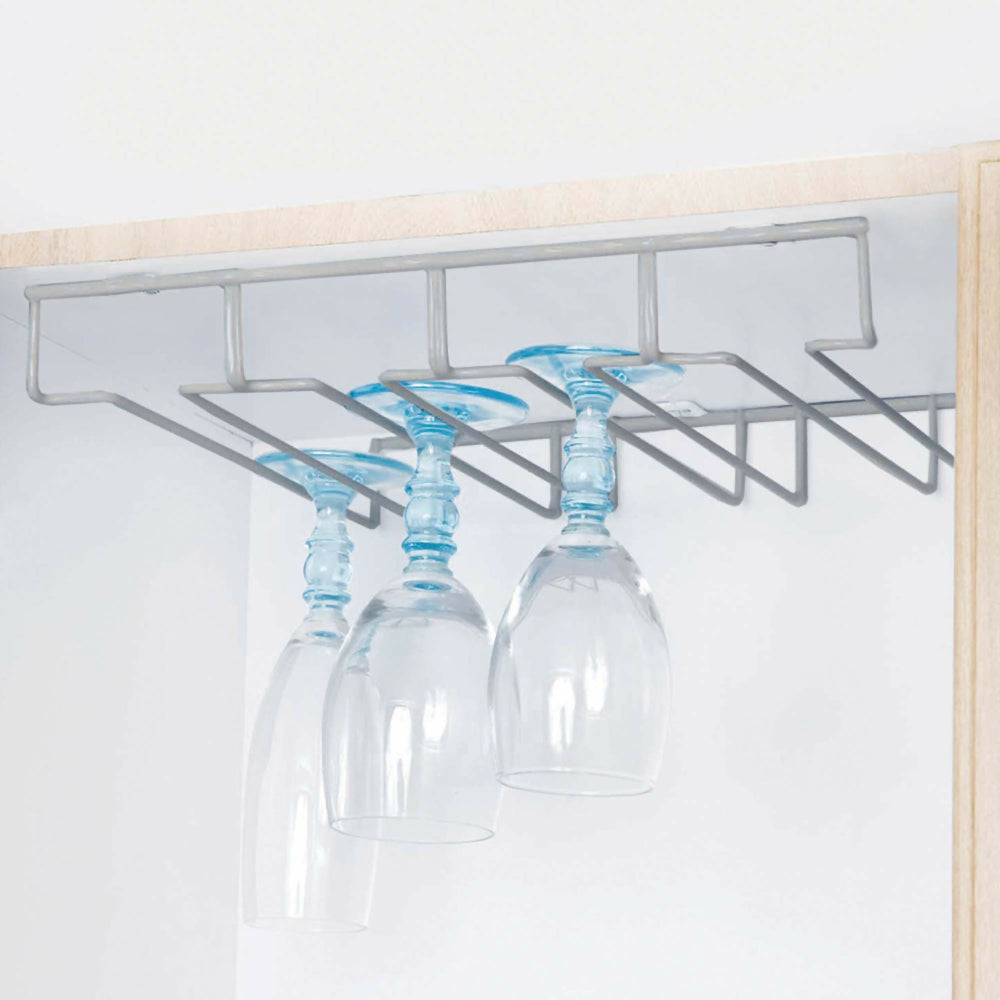 Soporte Colgador de Copas en Acero Rejiplas 33.5 cm Metalizado